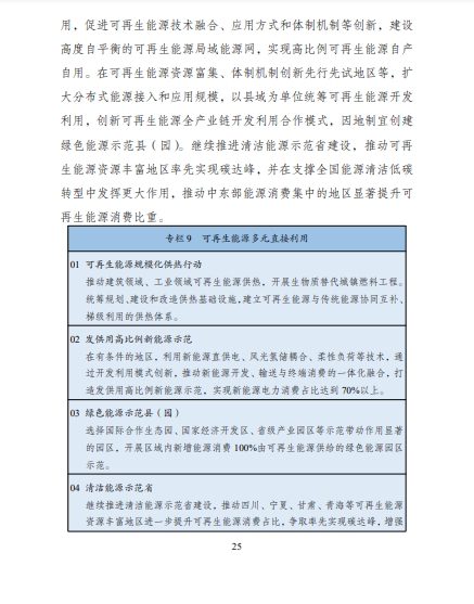 發(fā)改委、能源局等九部委聯(lián)合印發(fā)發(fā)布“十四五”可再生能源規(guī)劃！