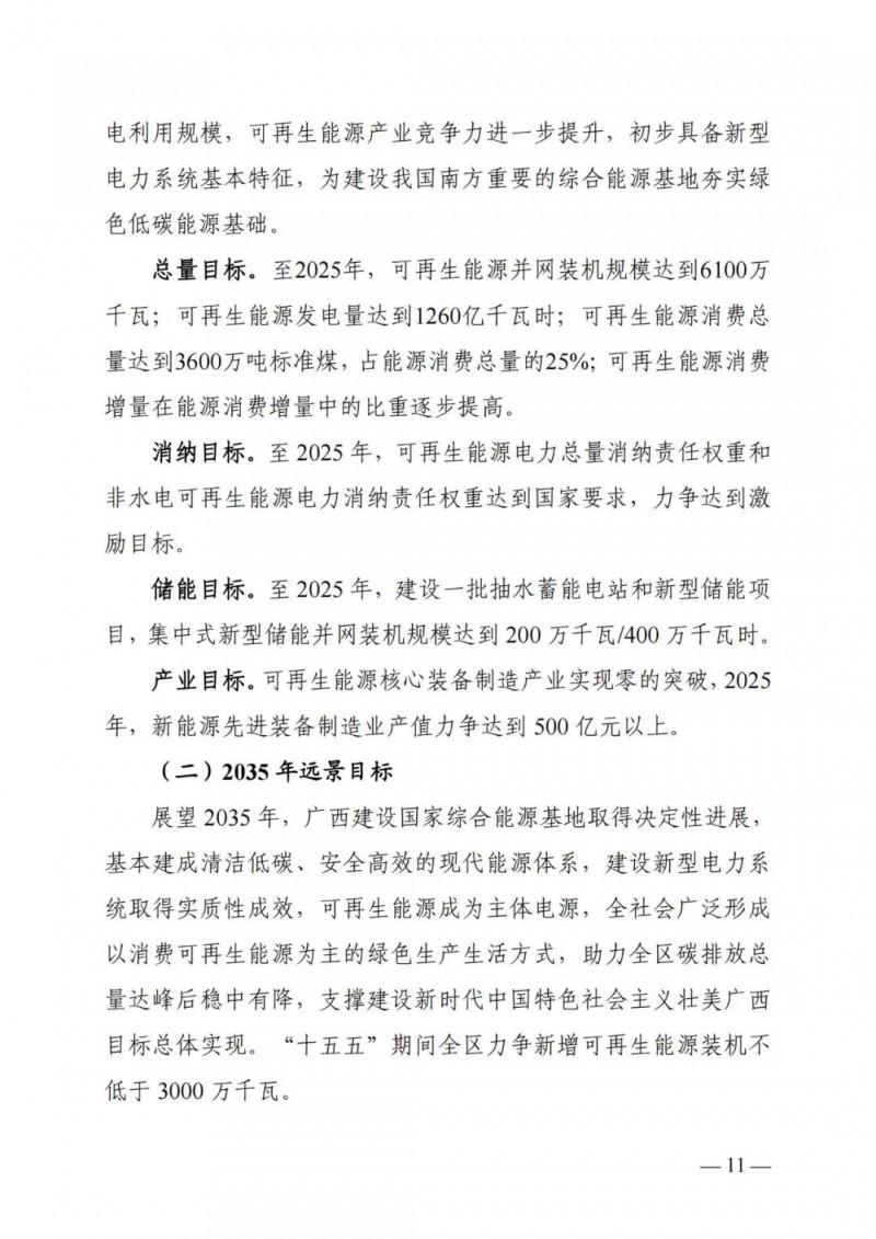 廣西“十四五”規(guī)劃：大力發(fā)展光伏發(fā)電，到2025年新增光伏裝機(jī)15GW！