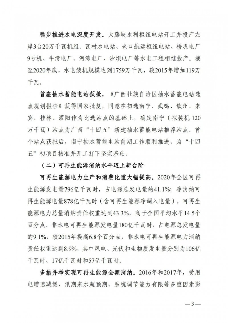 廣西“十四五”規(guī)劃：大力發(fā)展光伏發(fā)電，到2025年新增光伏裝機(jī)15GW！