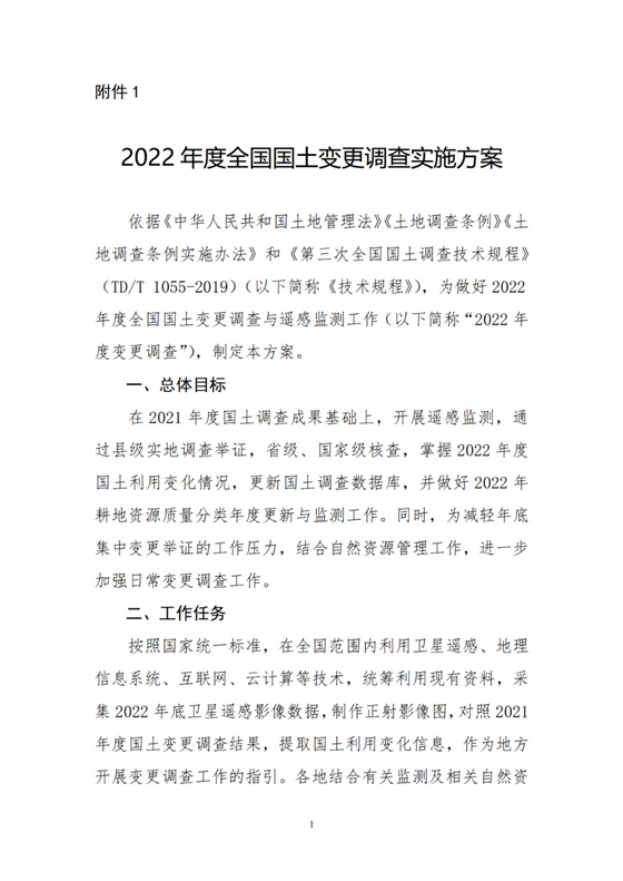 自然資源部：?jiǎn)?dòng)2022年全國(guó)國(guó)土變更調(diào)查，梳理占用耕地情況