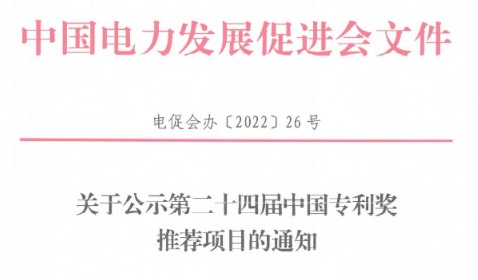 中國電力發(fā)展促進(jìn)會(huì)2022年度科學(xué)技術(shù)獎(jiǎng)擬授獎(jiǎng)成果公示