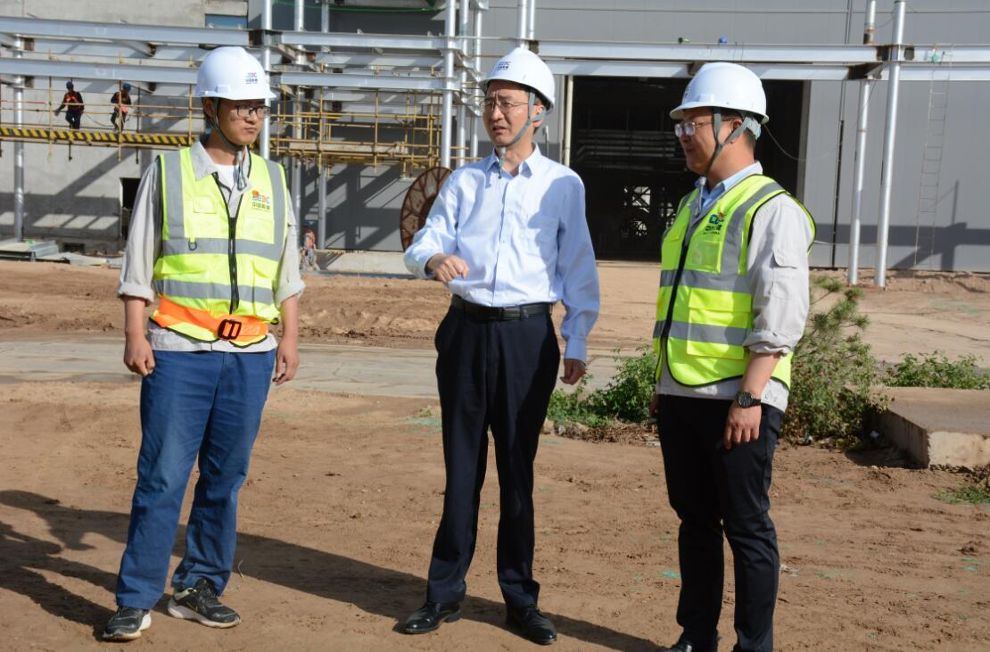 中國能建建筑集團(tuán)黨委委員、副總經(jīng)理汪公河到正寧百萬項目調(diào)研指導(dǎo)